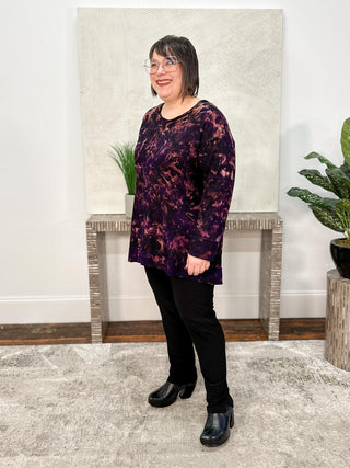 Aurora Smoke Lola Top, Violet
