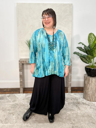 Aurora Tess Top, Turquoise
