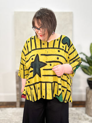 Pop Art Greta Top, Pea