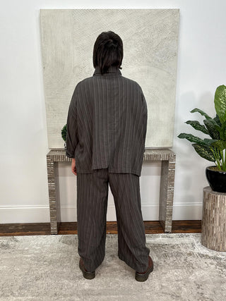 Fly Pant, Putty Mustard Stripe