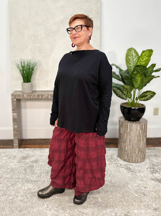 Dress To Kill Fly Pant, Red Plaid Flannel - Statement Boutique