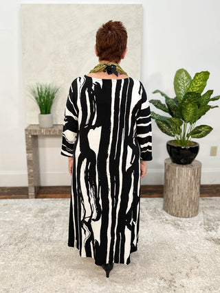 Eva Varro Dolman Sleeve Loose Long Dress, Salidad - Statement Boutique