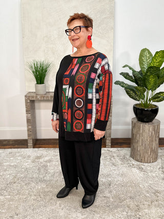 Eva Varro Kombu Tunic, Iggy/Black - Statement Boutique