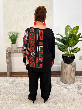 Eva Varro Kombu Tunic, Iggy/Black - Statement Boutique