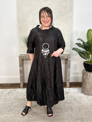 Gershon Bram Dallas Dress, Black - Statement Boutique