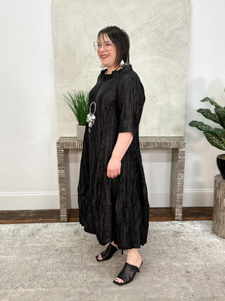Gershon Bram Dallas Dress, Black - Statement Boutique