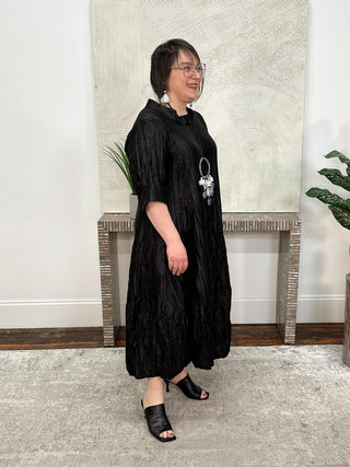 Gershon Bram Dallas Dress, Black - Statement Boutique