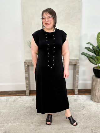 Gershon Bram Moon Dress, Black - Statement Boutique