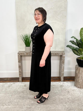 Gershon Bram Moon Dress, Black - Statement Boutique