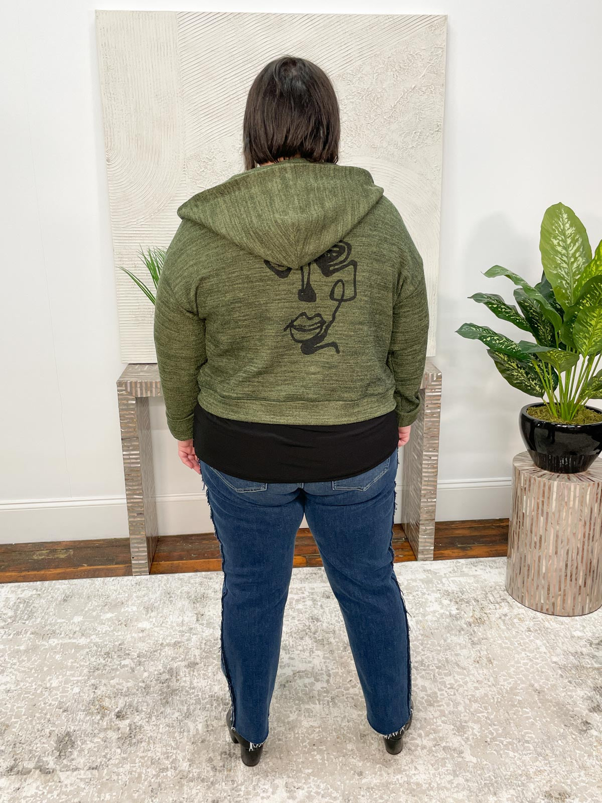 Gershon Bram Moro Jacket, Green - Statement Boutique