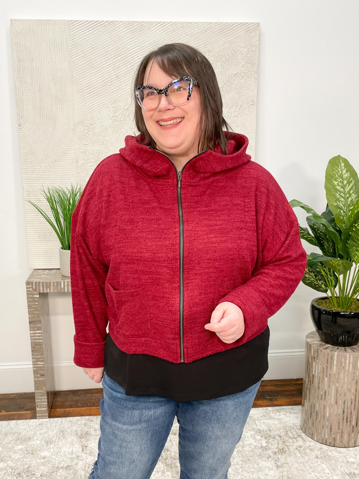 Gershon Bram Moro Jacket, Red - Statement Boutique