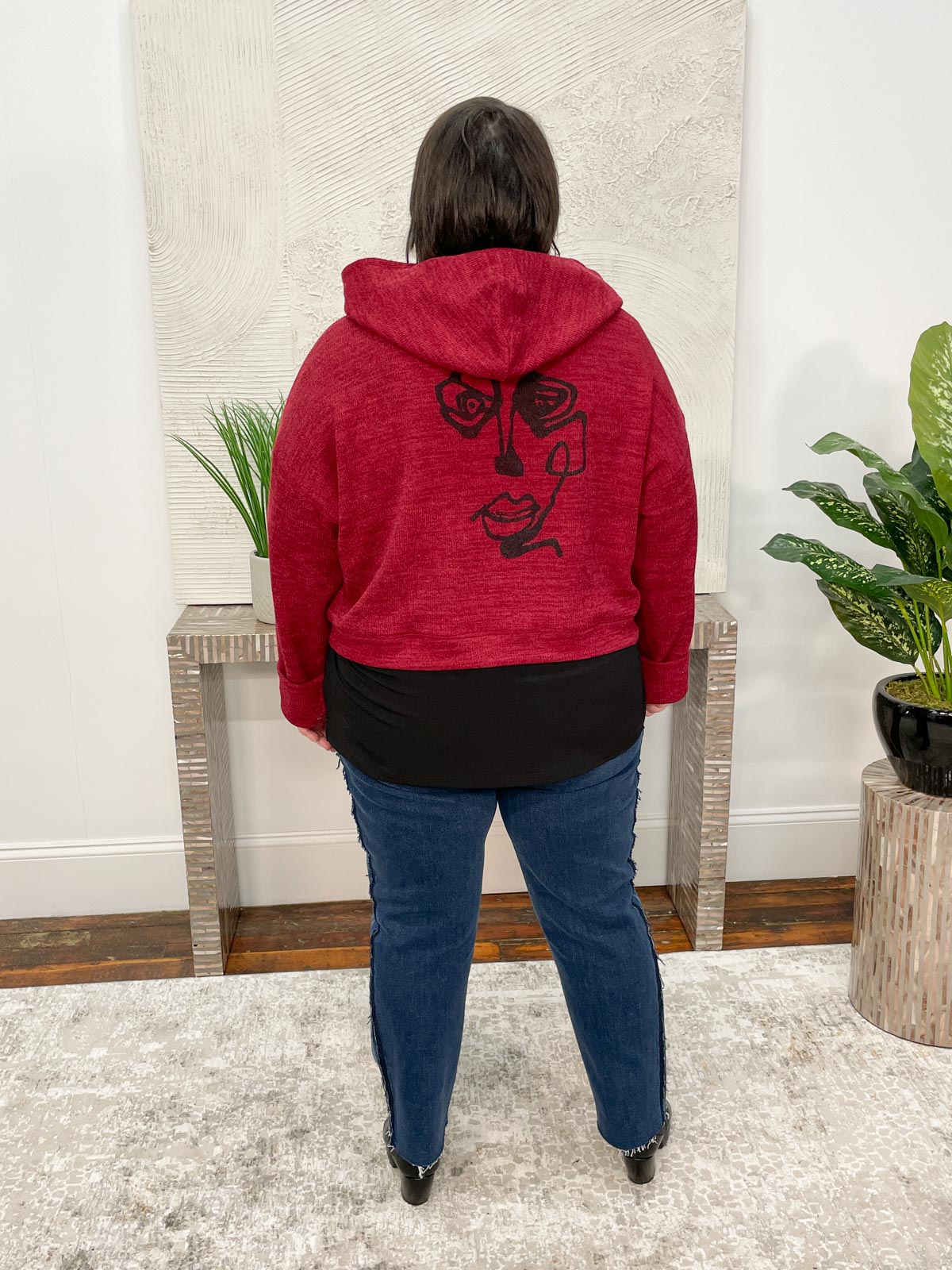 Gershon Bram Moro Jacket, Red - Statement Boutique