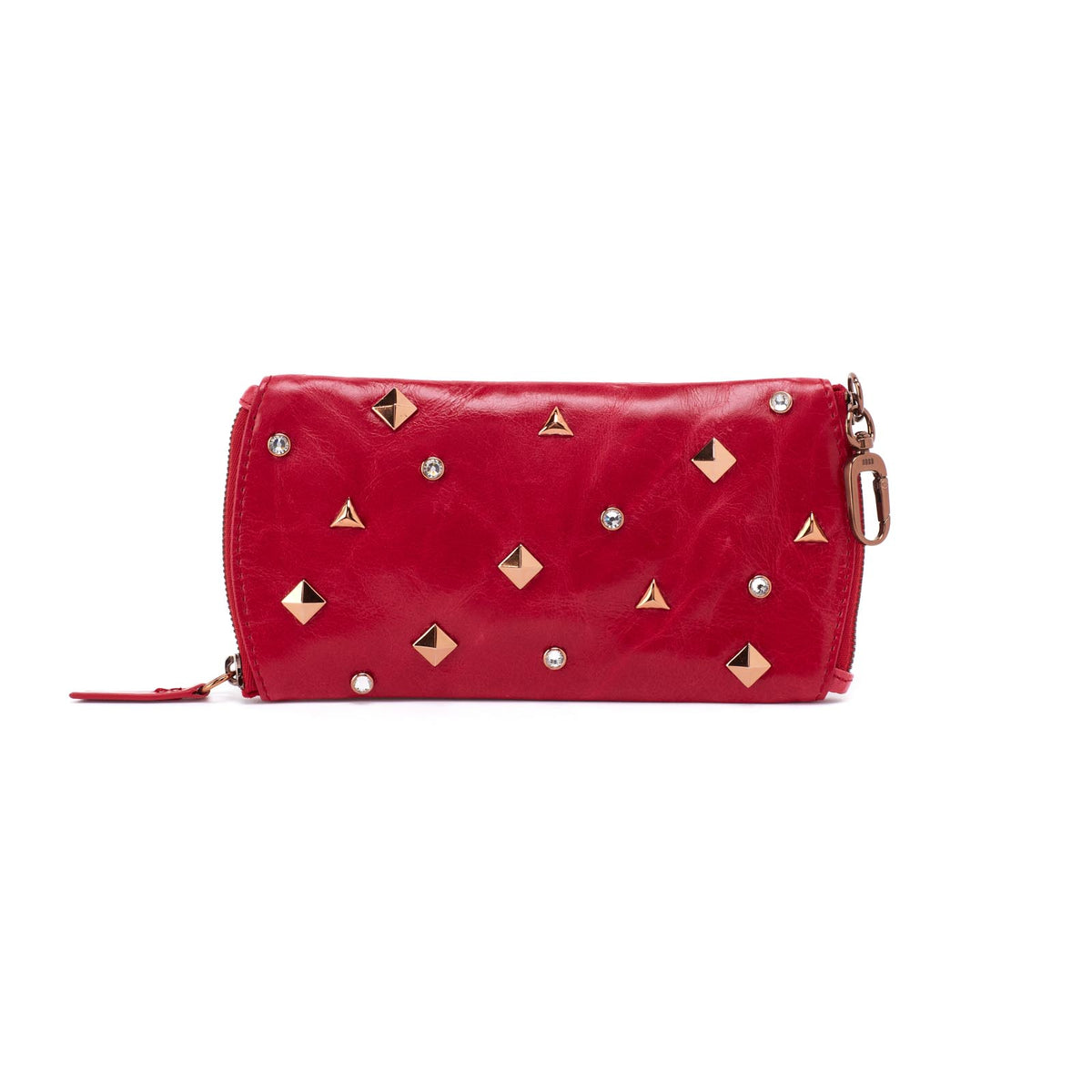 Hobo Spark Double Eyeglass Case, Claret with Studs - Statement Boutique