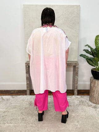 IC Collection Cinch Side Pants, Pink - Statement Boutique