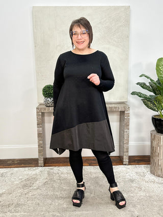 Asparagus Tunic, Black