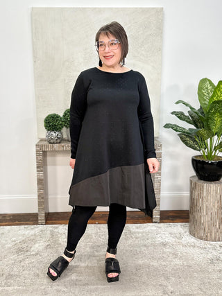 Asparagus Tunic, Black