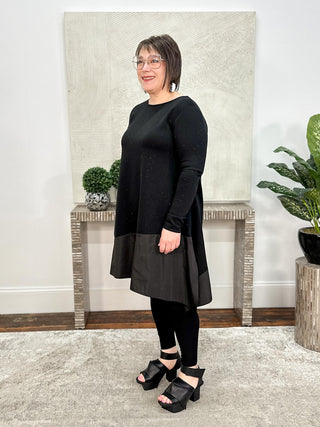 Asparagus Tunic, Black