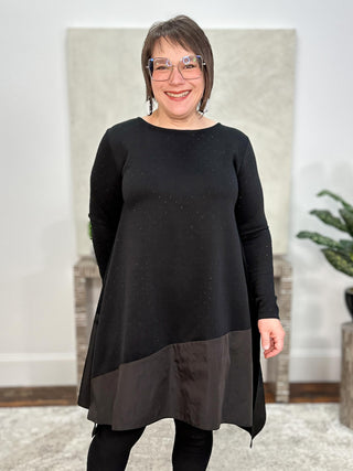 Asparagus Tunic, Black