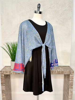IPNG Primitive Punch Kimono Blouse, Crocodile - Statement Boutique