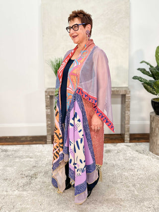 IPNG Primitive Punch Kimono Cardigan, Multi - Statement Boutique