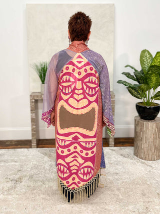 IPNG Primitive Punch Kimono Cardigan, Multi - Statement Boutique