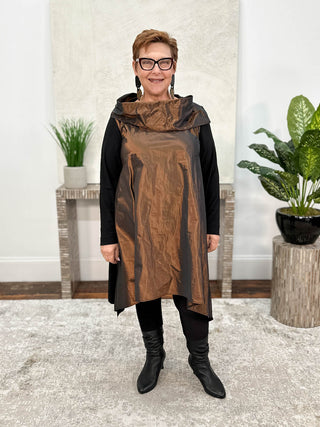 Igor Dobranic Brest Tunic, Black/Copper - Statement Boutique