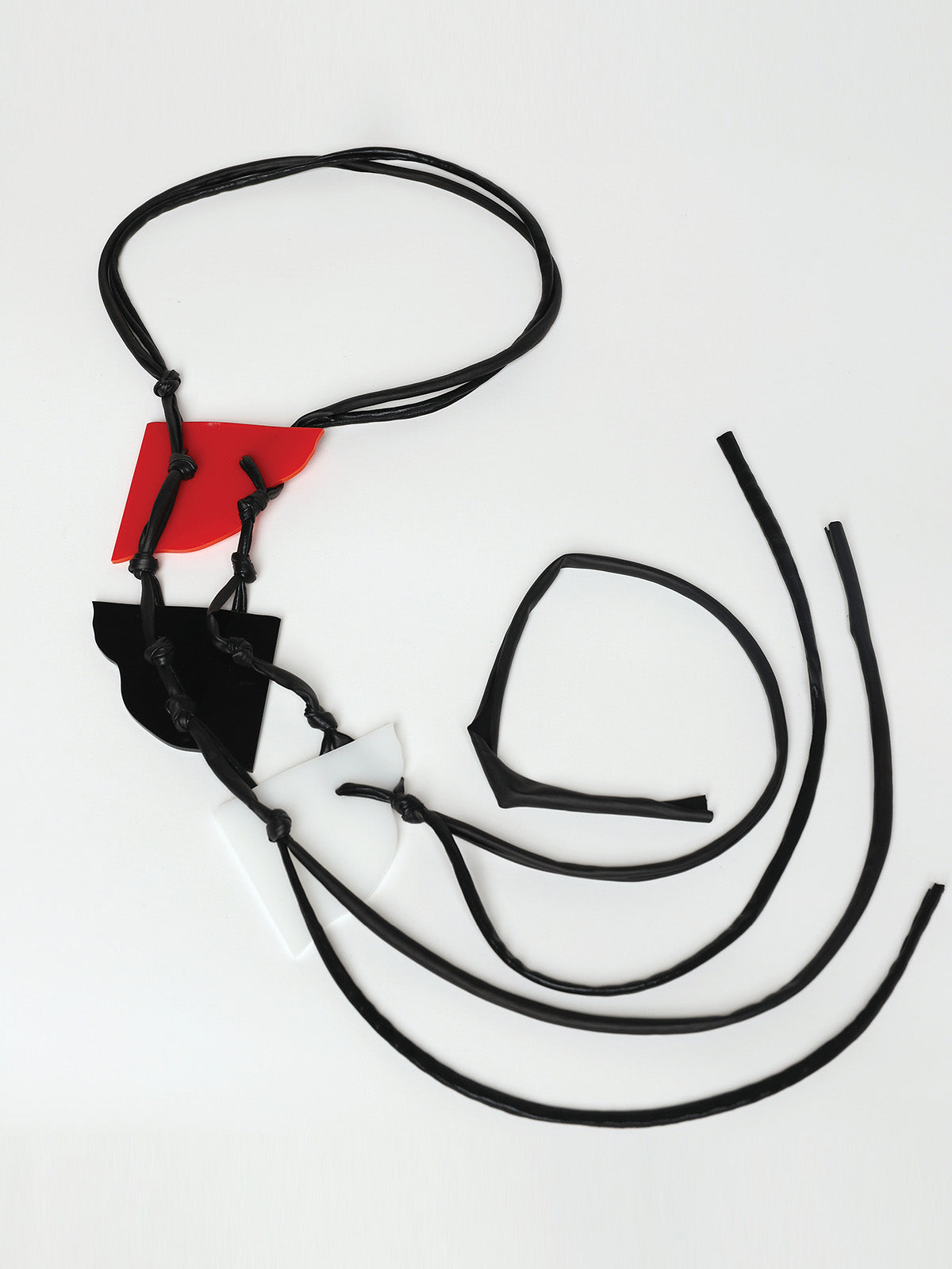 Igor Dobranic Acrylic Shapes Ladder Necklace, Multi - Statement Boutique