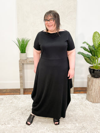 Igor Dobranic Agatha Dress, Black - Statement Boutique
