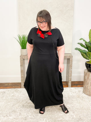 Igor Dobranic Agatha Dress, Black - Statement Boutique