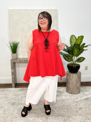 Igor Dobranic Dana Top, Red - Statement Boutique