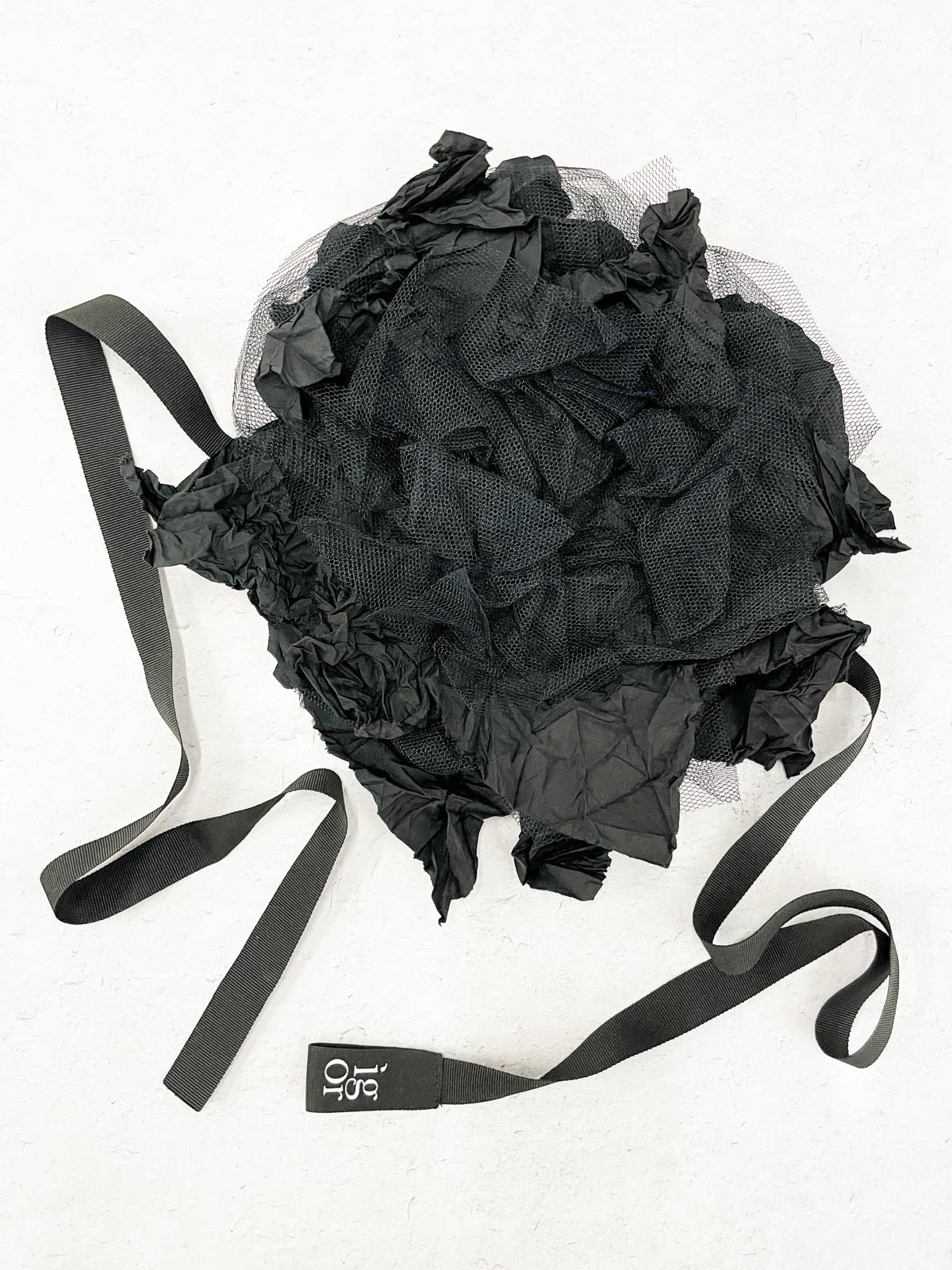 Igor Dobranic Flower Belt/Necklace, Black - Statement Boutique
