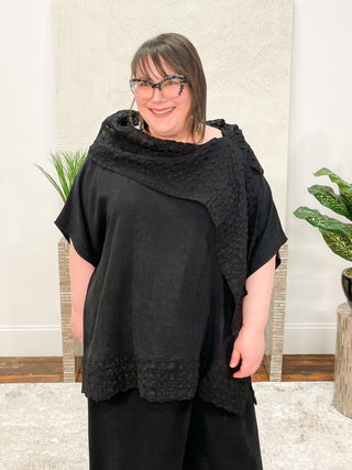 Igor Dobranic Lea Top, Black - Statement Boutique
