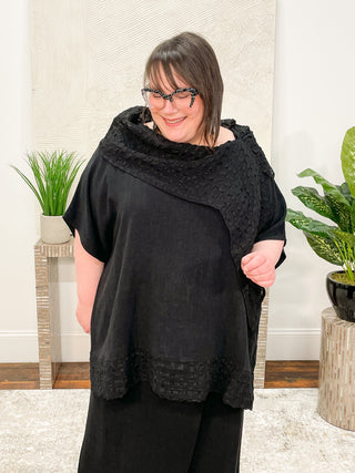 Igor Dobranic Lea Top, Black - Statement Boutique