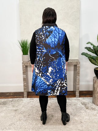 Igor Dobranic Odyssey Waistcoat, Black Multi - Statement Boutique