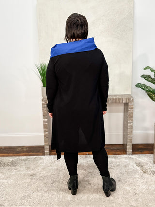 Igor Dobranic Orbit Top, Blue/Black Multi - Statement Boutique