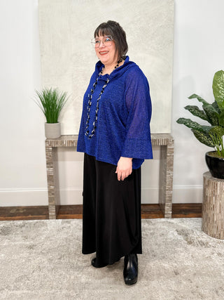 Igor Dobranic Ornas Top, Blue - Statement Boutique