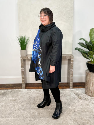 Igor Dobranic Saga Tunic, Black Multi - Statement Boutique