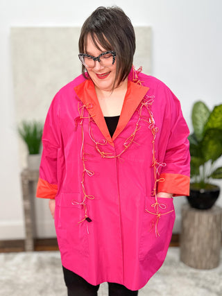 Schubert Reversible Jacket, Pink/Orange