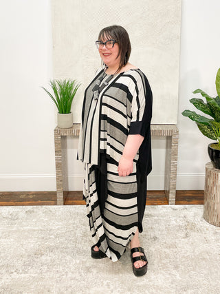 Igor Dobranic Stella Top, Black Stripe - Statement Boutique