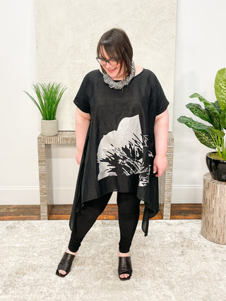 Igor Dobranic Tea Tunic, Black - Statement Boutique