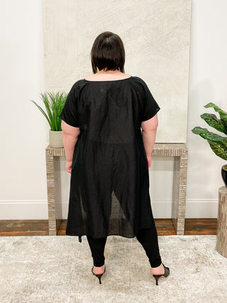 Igor Dobranic Tea Tunic, Black - Statement Boutique