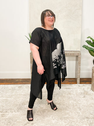 Igor Dobranic Tea Tunic, Black - Statement Boutique