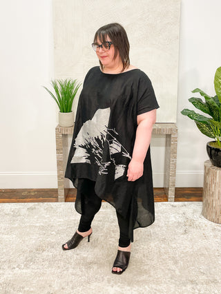 Igor Dobranic Tea Tunic, Black - Statement Boutique