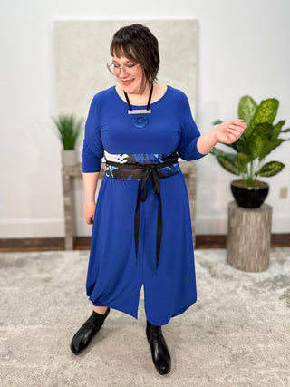 Tie Wrap Belt, Black Multi