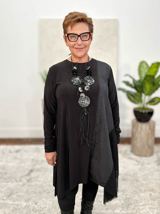 Igor Dobranic Rosario Tunic, Black - Statement Boutique