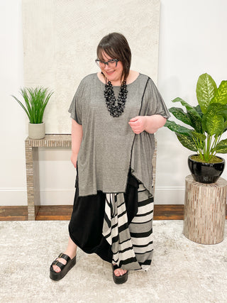 Igor Dobranic Ruby Top, Grey - Statement Boutique
