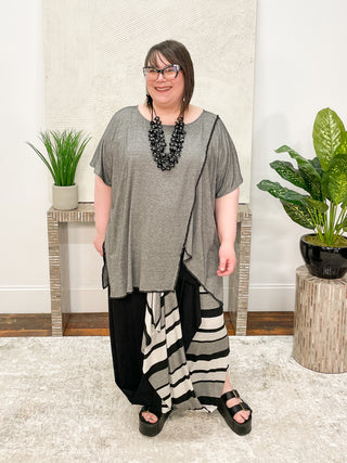 Igor Dobranic Ruby Top, Grey - Statement Boutique