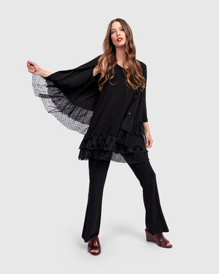 Alembika U.S. Absolute Kick Flare Pants, Black - Statement Boutique