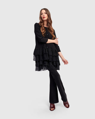 Alembika U.S. Absolute Kick Flare Pants, Black - Statement Boutique
