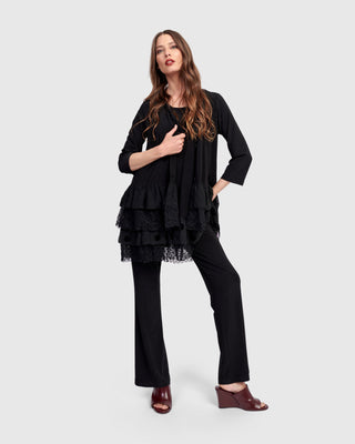 Alembika U.S. Absolute Kick Flare Pants, Black - Statement Boutique
